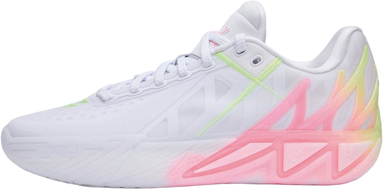 Anta KT11 Klay Thompson Basketbalschoen Wit Neon Blauw