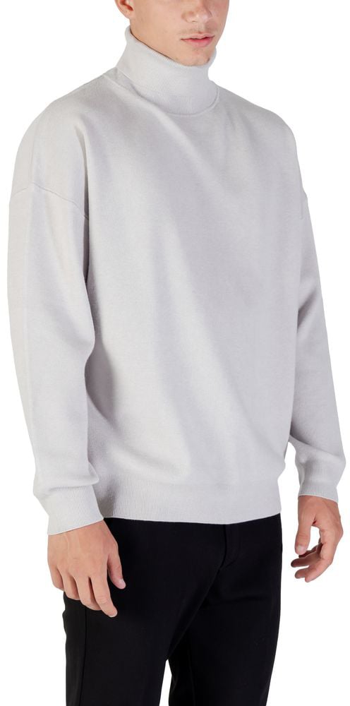 Antony Morato Gray Viscose Sweatshirt Grijs