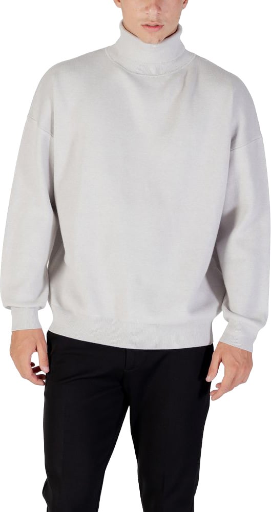 Antony Morato Gray Viscose Sweatshirt Grijs
