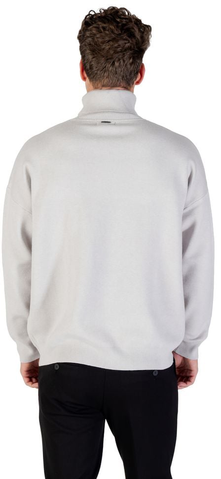 Antony Morato Gray Viscose Sweatshirt Grijs