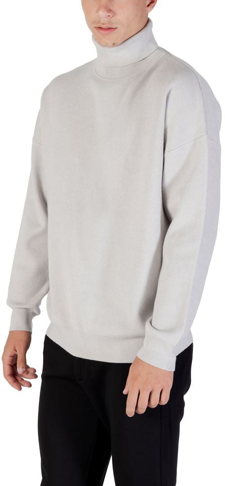 Antony Morato Gray Viscose Sweatshirt Grijs