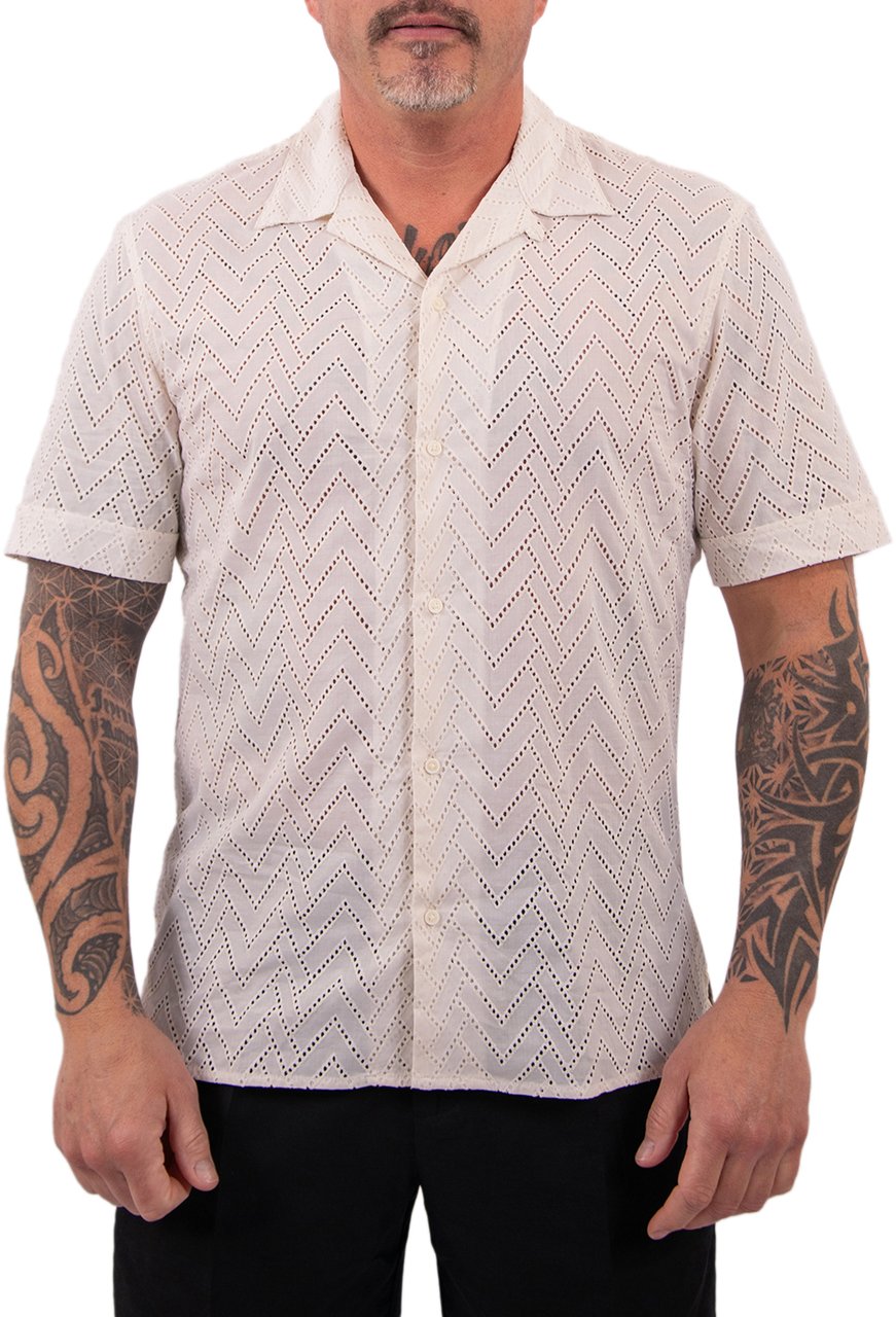 Antony Morato Shirt Honolulu Relaxed Fit Popeline Beige