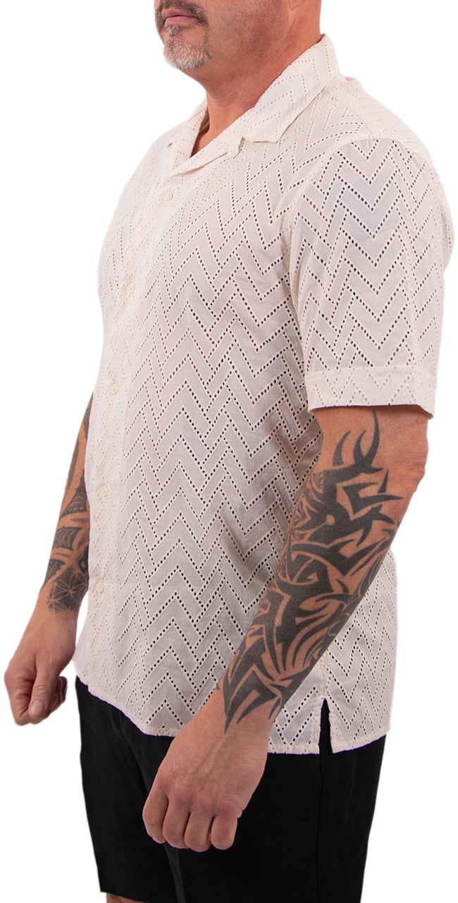 Antony Morato Shirt Honolulu Relaxed Fit Popeline Beige