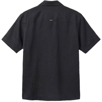 Antony Morato Shirt Panama Regular Fit Linen Zwart