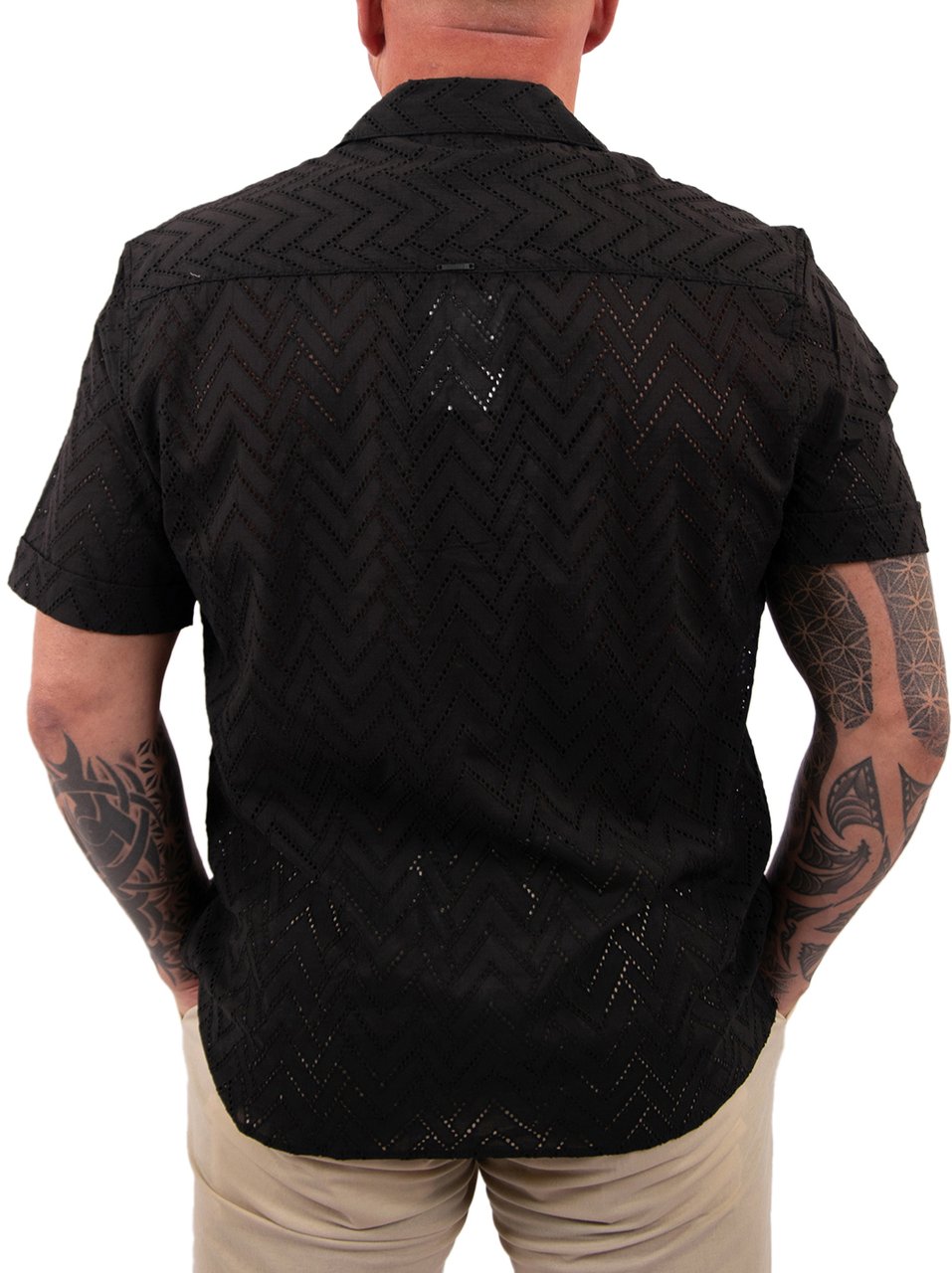 Antony Morato Antony Morato Shirt Honolulu Relaxed Fit Popeline Zwart