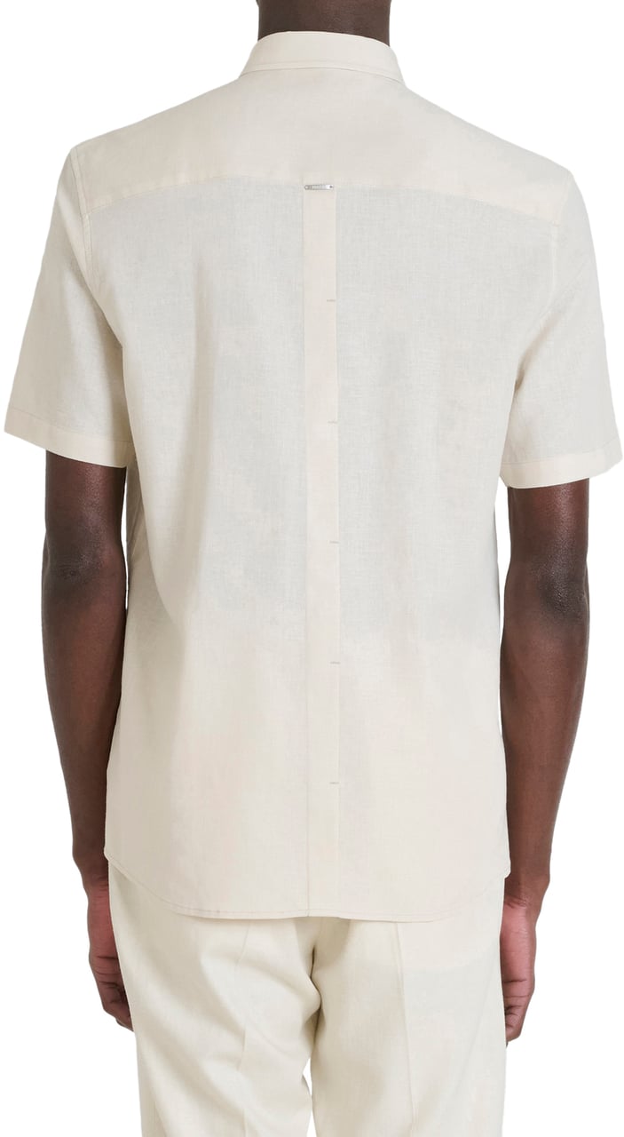 Antony Morato Antony Morato Shirt Adalia Regular Fit In Soft Linen Beige