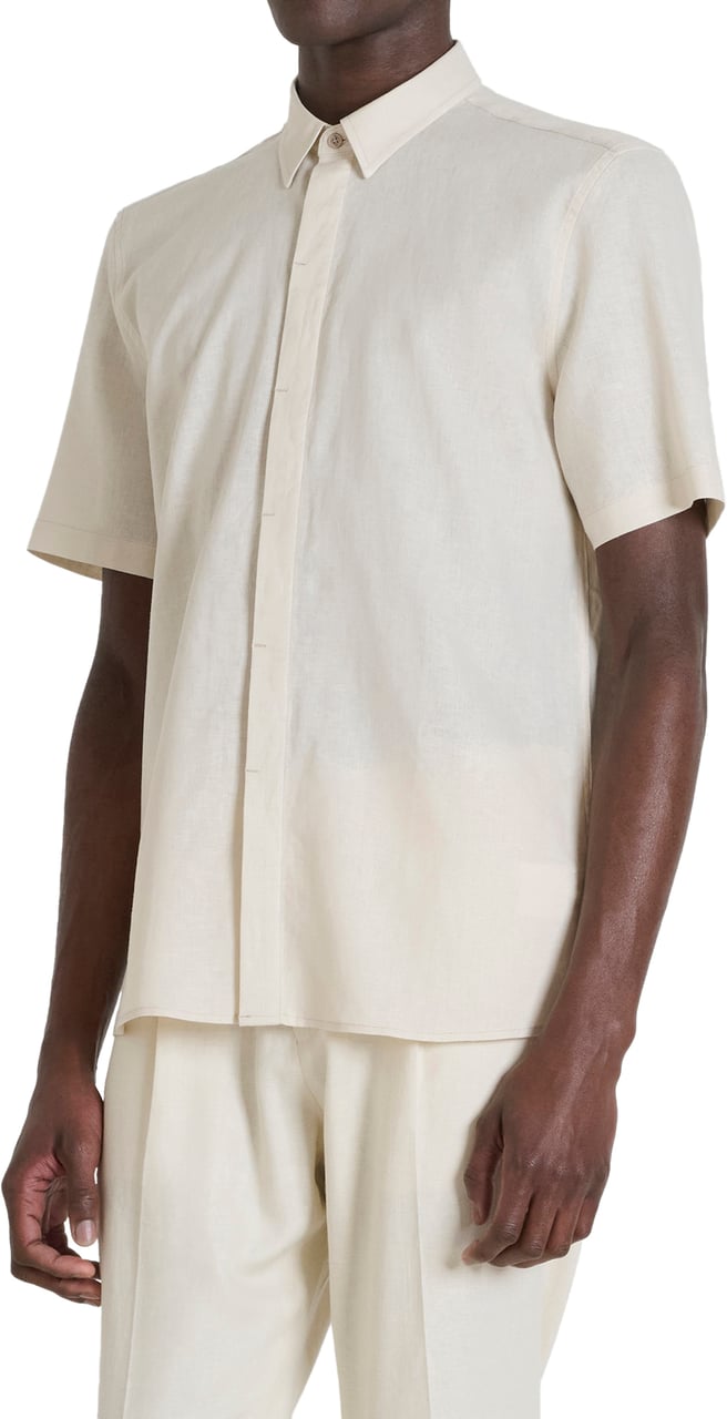 Antony Morato Antony Morato Shirt Adalia Regular Fit In Soft Linen Beige