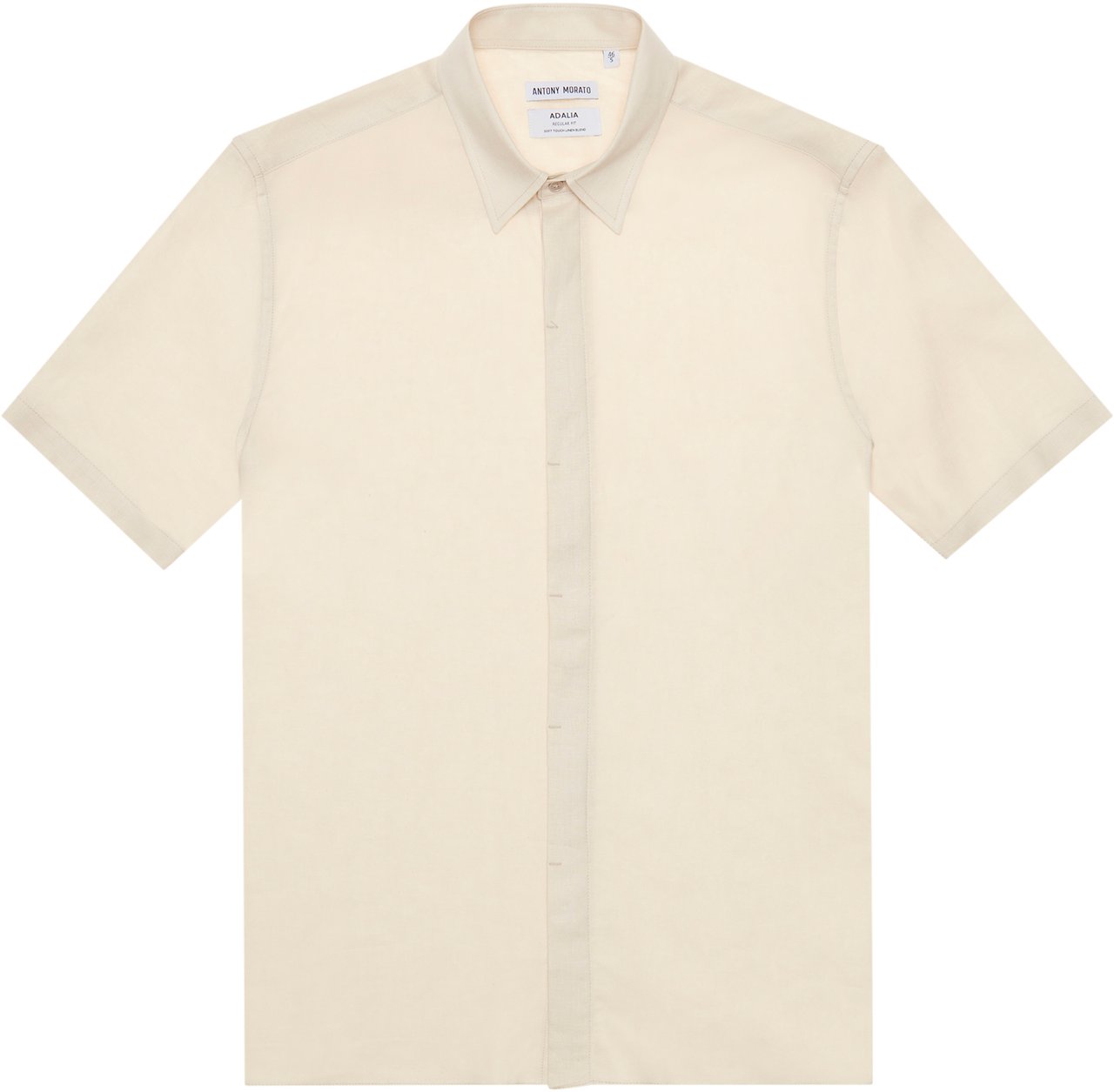 Antony Morato Antony Morato Shirt Adalia Regular Fit In Soft Linen Beige