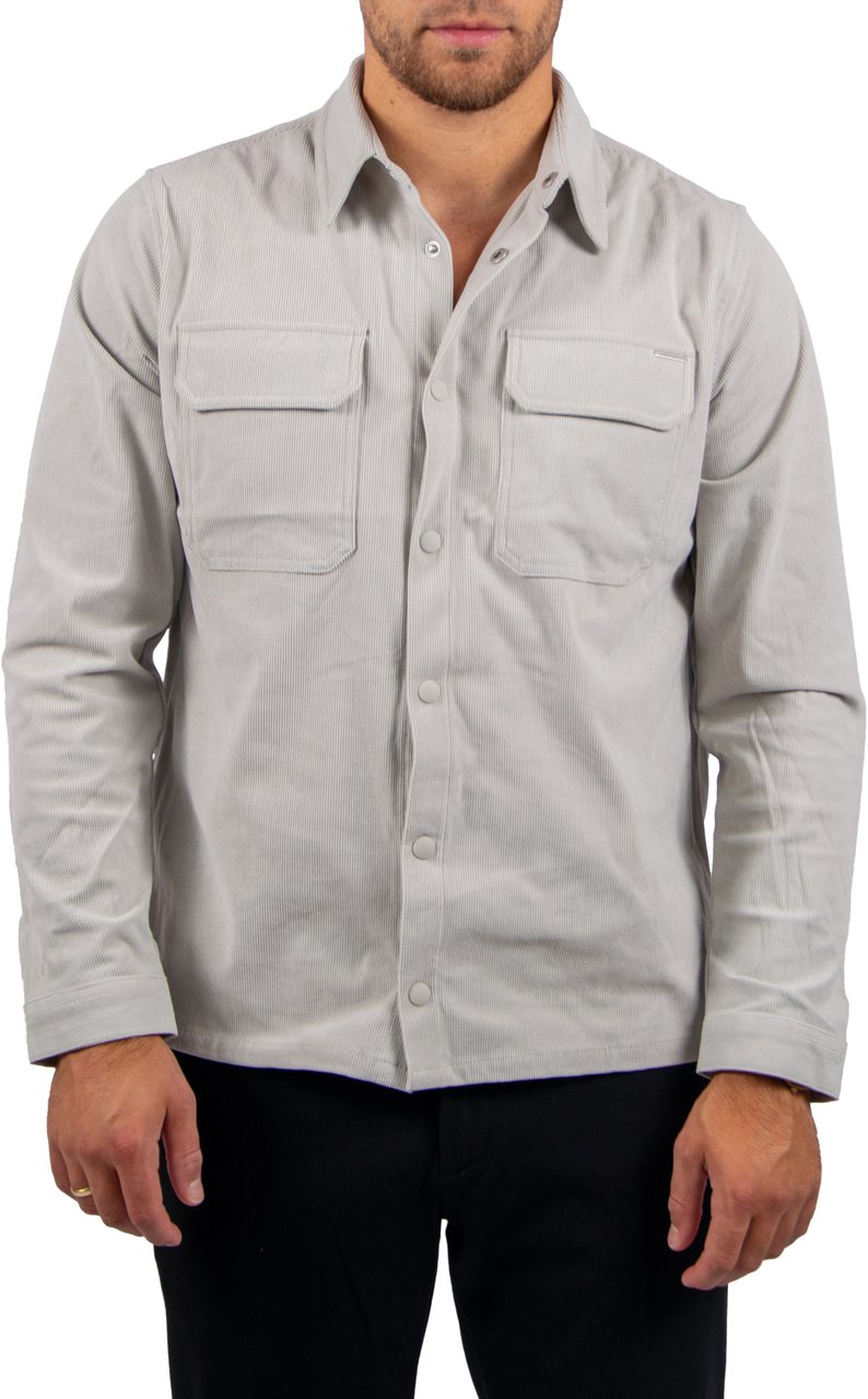 Antony Morato Antony Morato Shirt Regular Fit In Corduroy Grijs