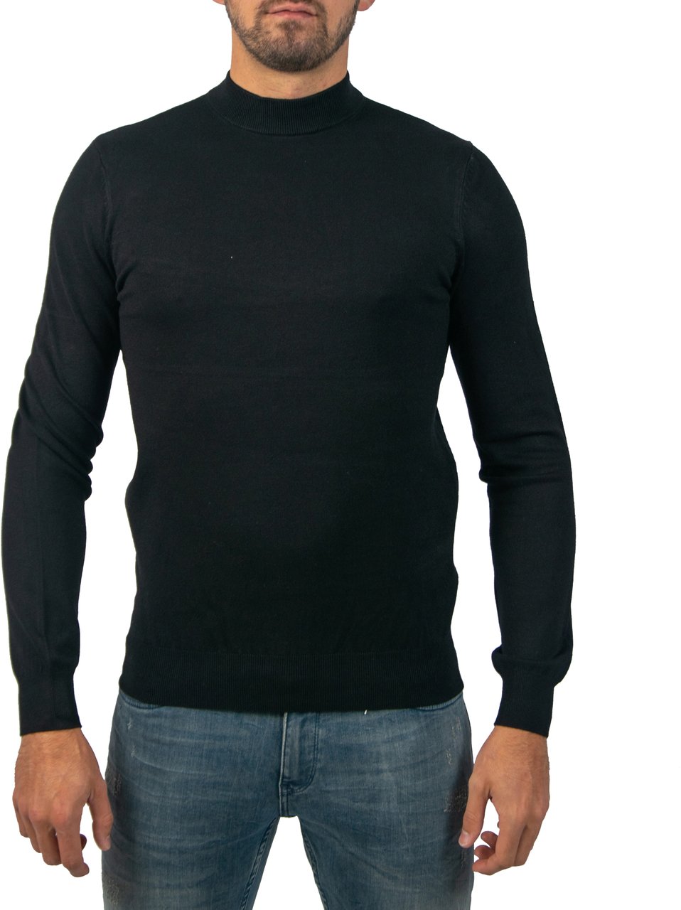 Antony Morato Antony Morato Sweater Slim Fit In Stretch Viscose Zwart