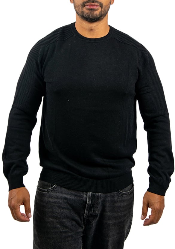 Antony Morato Antony Morato Sweater Regular Fit In Wool Merino Zwart