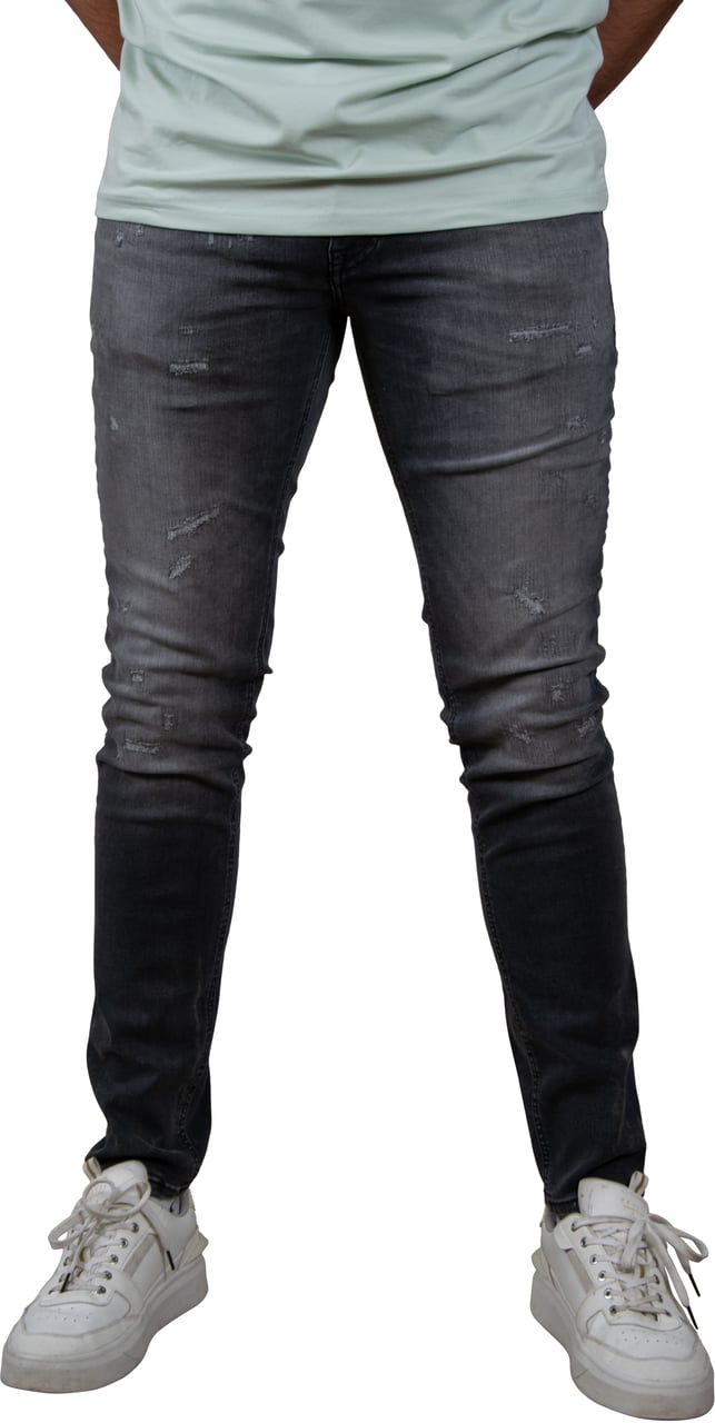 Antony Morato Antony Morato Ozzy Tapered Fit Repaird Grijs