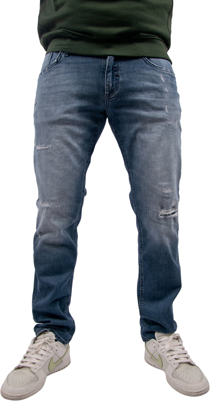 Antony Morato Antony Morato Kurt: Comfort Tapered Fit Blauw