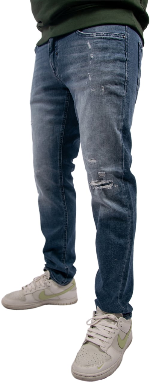 Antony Morato Antony Morato Kurt: Comfort Tapered Fit Blauw