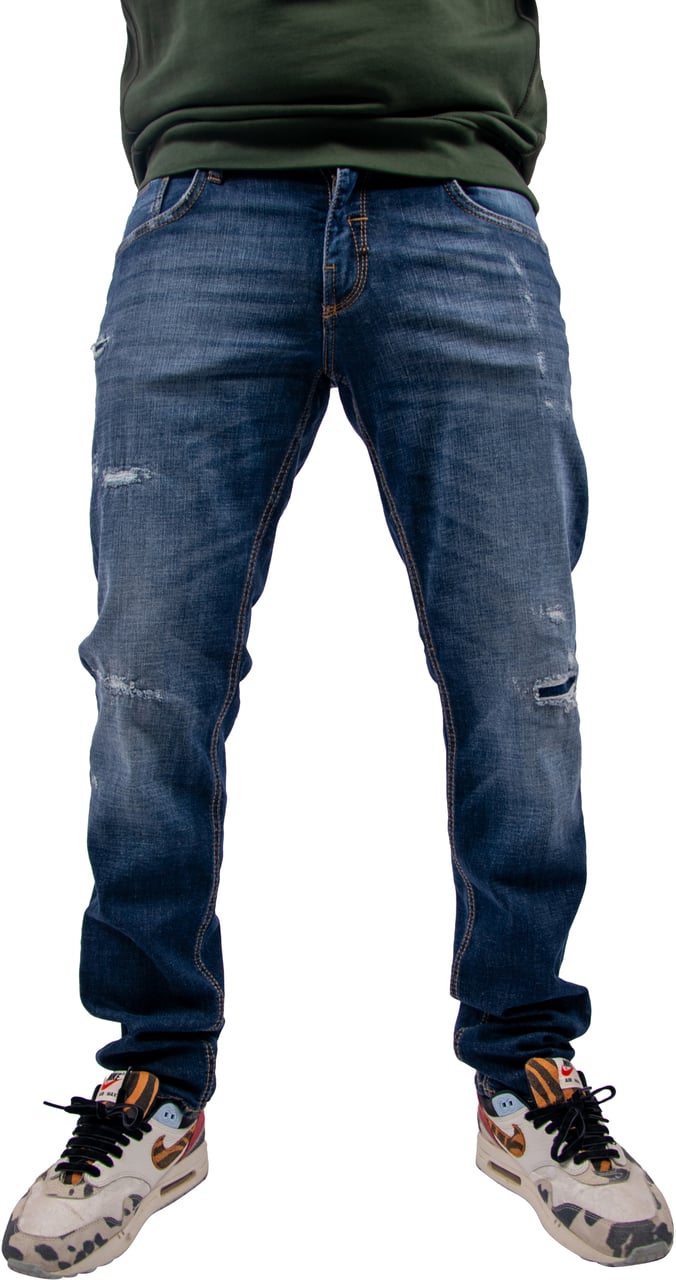 Antony Morato Antony Morato Kurt: Comfort Tapered Fit Blauw