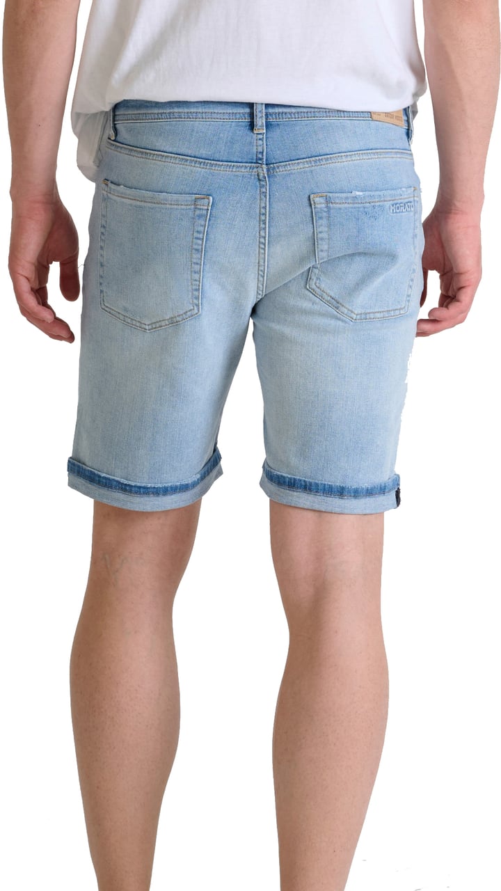 Antony Morato Antony Morato Randy Short Skinny Fit Repaird Blauw