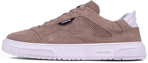 Antony Morato Antony Morato Sneaker Connie In Suede With Punched Trims Beige