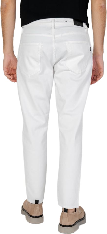 Antony Morato White Cotton Skinny Jeans Wit
