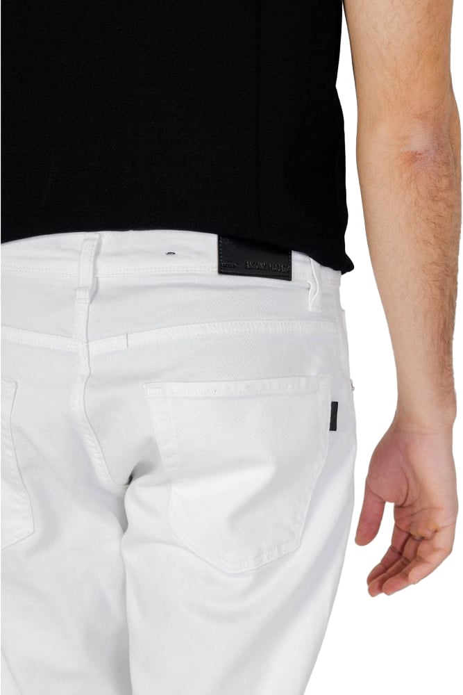 Antony Morato White Cotton Skinny Jeans Wit