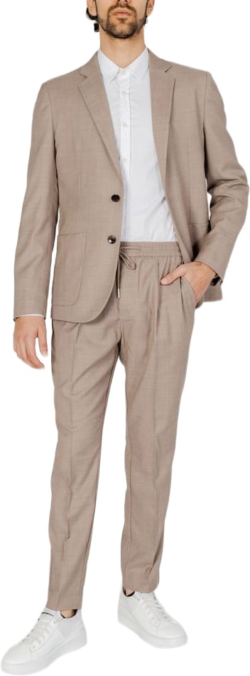 Antony Morato Beige Polyester Blazer Beige