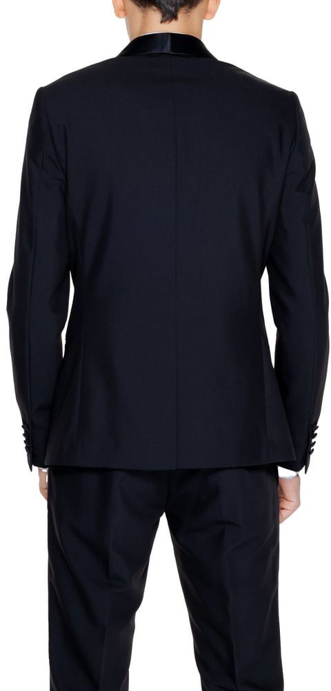 Antony Morato Black Polyester Blazer Zwart