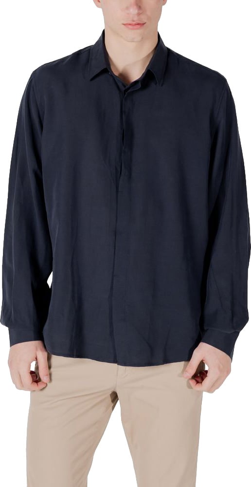 Antony Morato Blue Lyocell Clothing Blauw