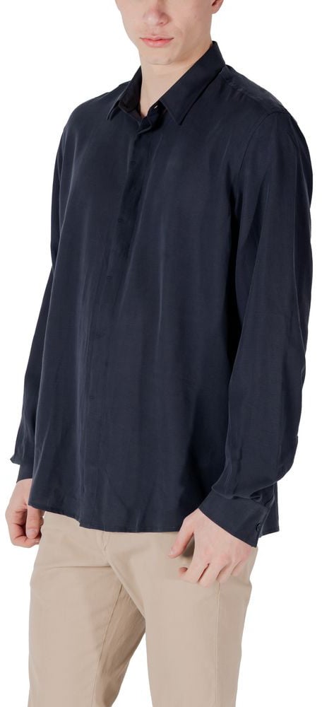 Antony Morato Blue Lyocell Clothing Blauw