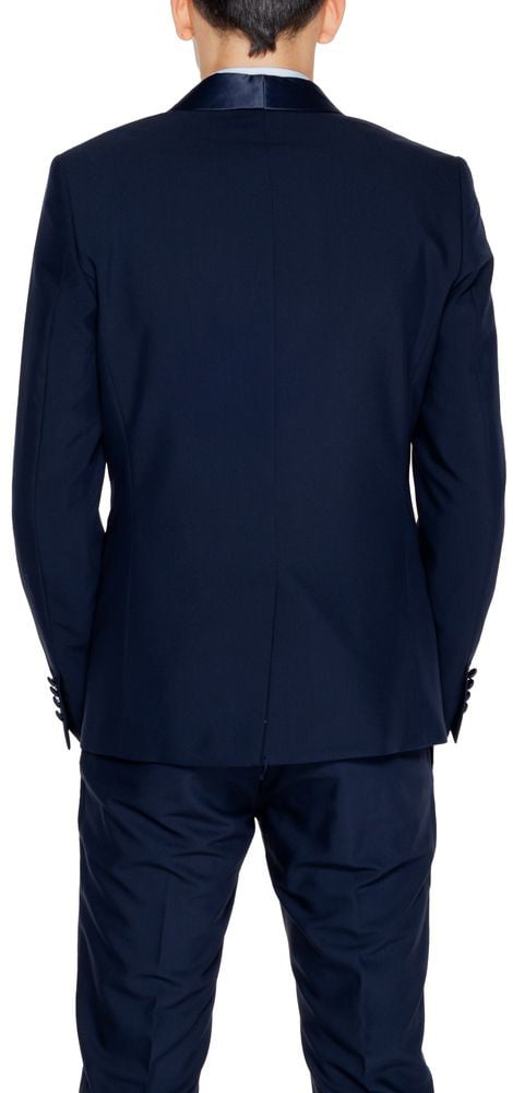 Antony Morato Blue Polyester Blazer Blauw