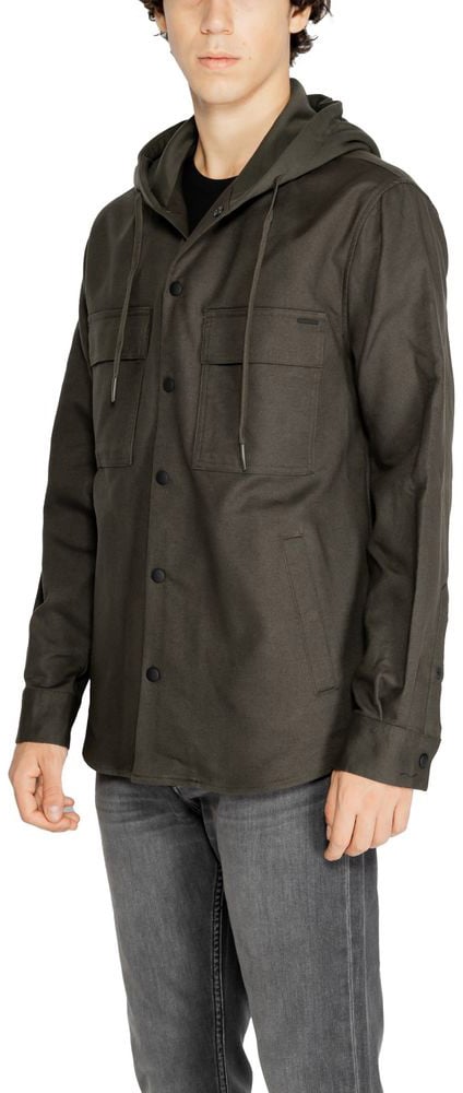 Antony Morato Green Cotton Shell Jacket Groen