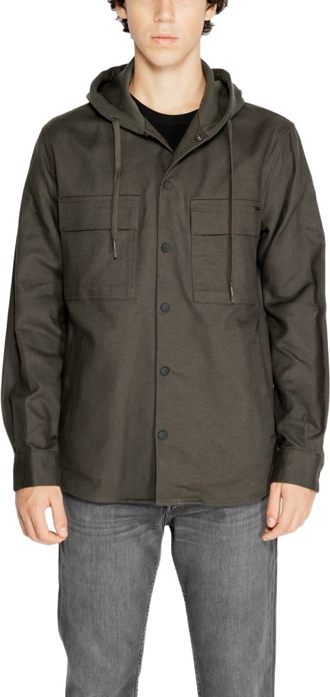 Antony Morato Green Cotton Shell Jacket Groen