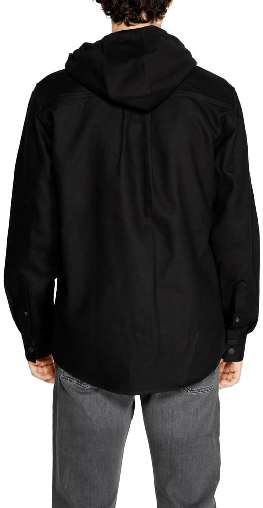 Antony Morato Black Cotton Shell Jacket Zwart