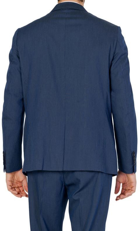 Antony Morato Blue Polyester Blazer Blauw