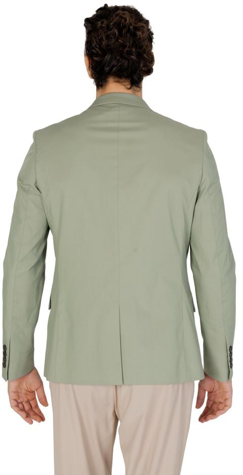 Antony Morato Green Cotton Blazer Groen