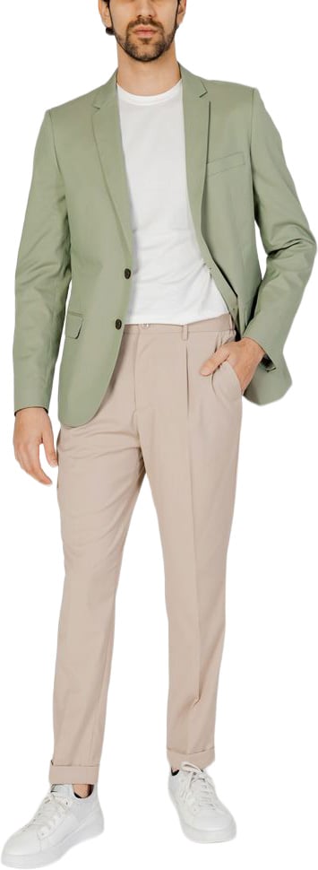 Antony Morato Green Cotton Blazer Groen