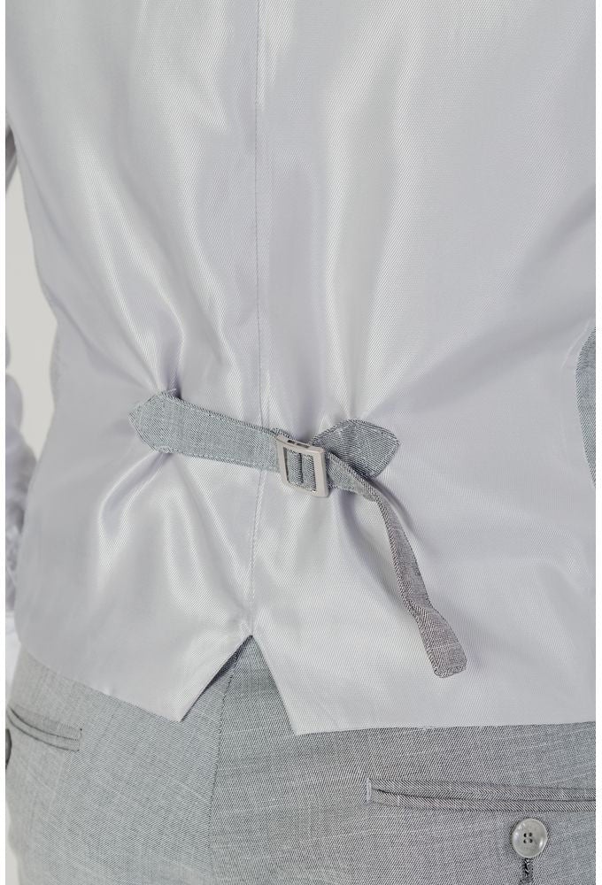 Antony Morato Gray Polyester Waistcoat Grijs