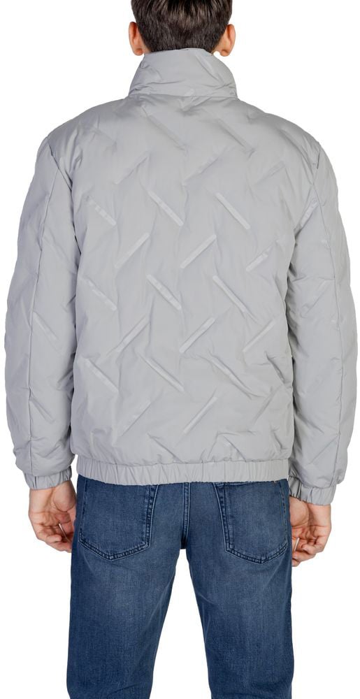 Antony Morato Gray Polyester Jacket Grijs