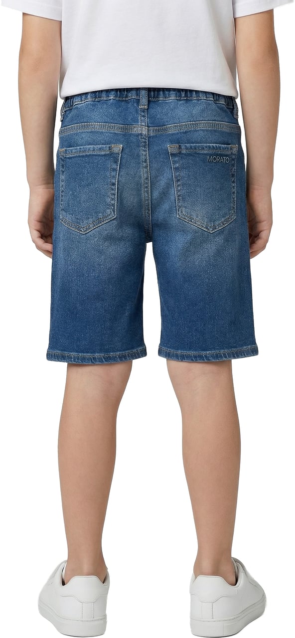 Antony Morato SHORT DENIM LIAM RELAXED FIT IN SOFT STRETCH BLUE DENIM Blauw
