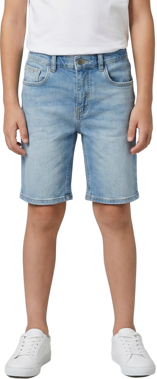 Antony Morato SHORT DENIM LIAM RELAXED FIT IN SOFT STRETCH BLUE DENIM Blauw