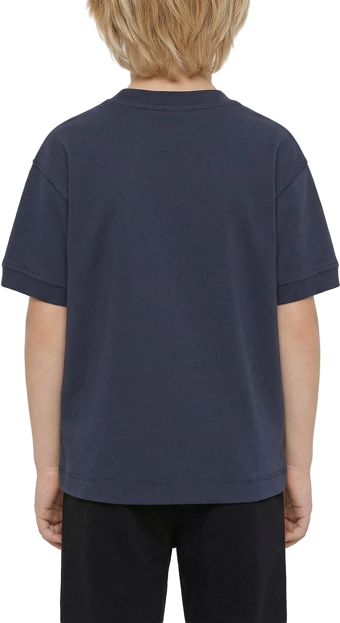 Antony Morato SWEATSHIRT RELAXED FIT WITH FOAM LOGO PRINT Blauw