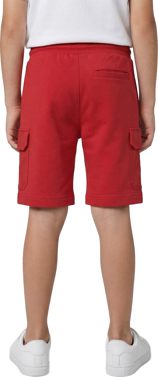 Antony Morato FLEECE SHORTS WITH METAL PLATE. Rood