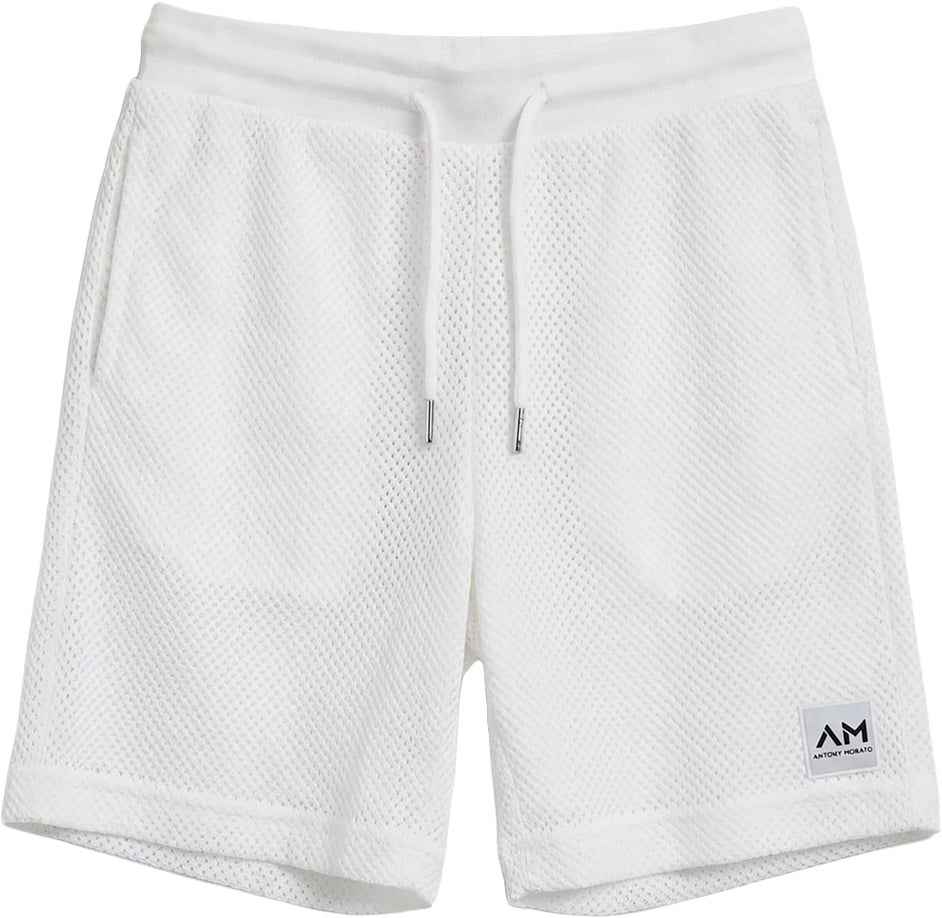 Antony Morato SHORTS  REGULAR FIT WITH  LOGO PATCH. Beige
