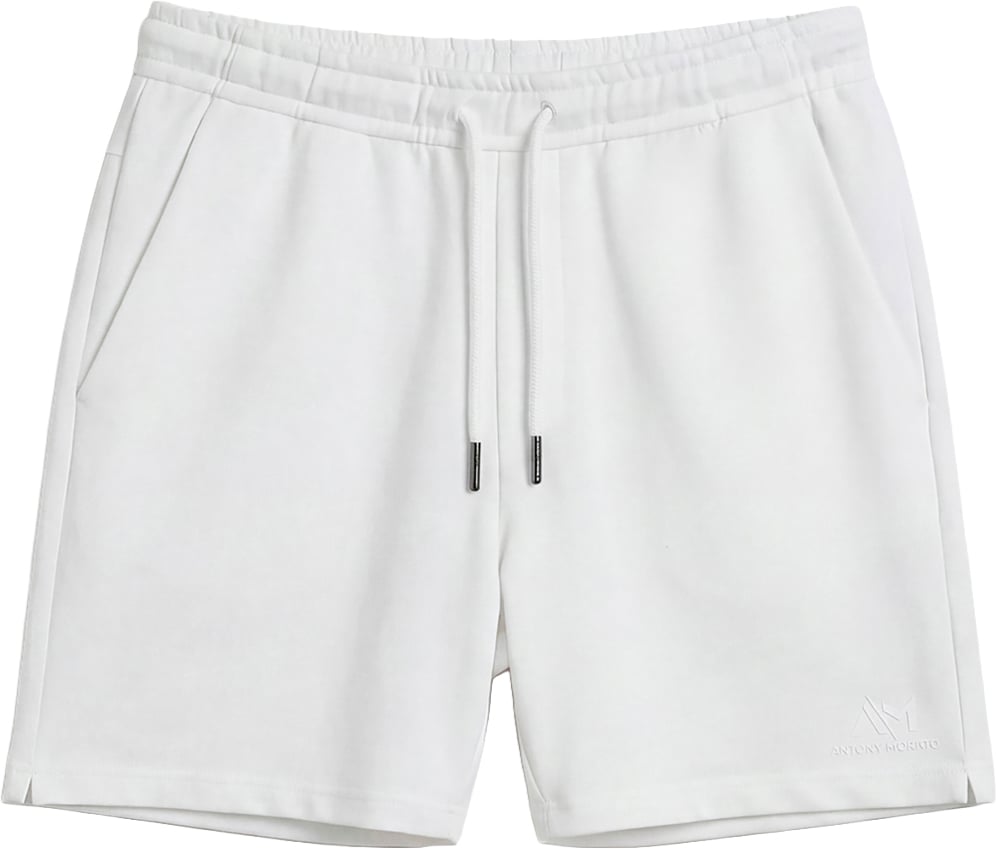 Antony Morato SHORTS REGULAR FIT WITH FOAM LOGO PRINT. Beige