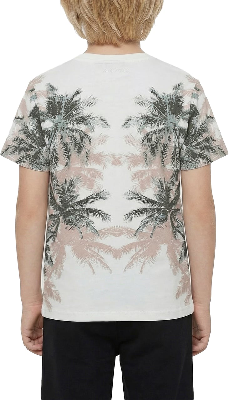 Antony Morato T-SHIRT REGULAR FIT IN JERSEY COTTON FABRIC WITH PRINT Beige