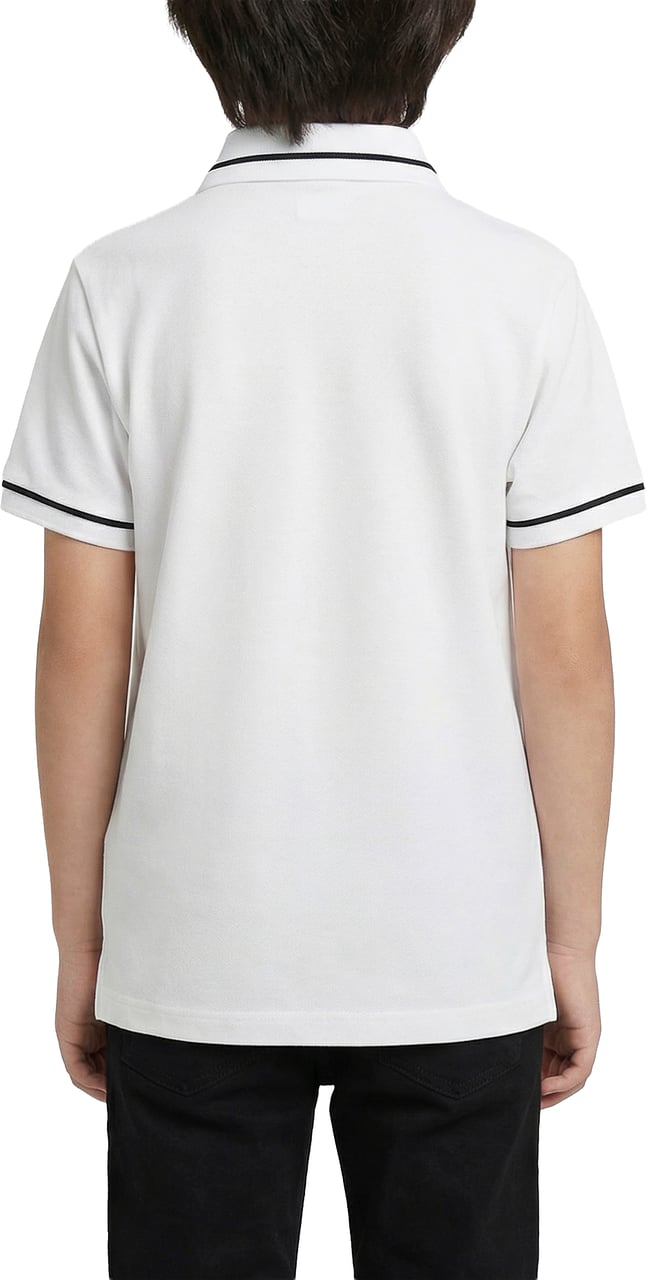 Antony Morato POLO REGULAR FIT IN MERCERIZED PIQUET COTTON FABRIC WITH FOAM LOGO PRINT Beige