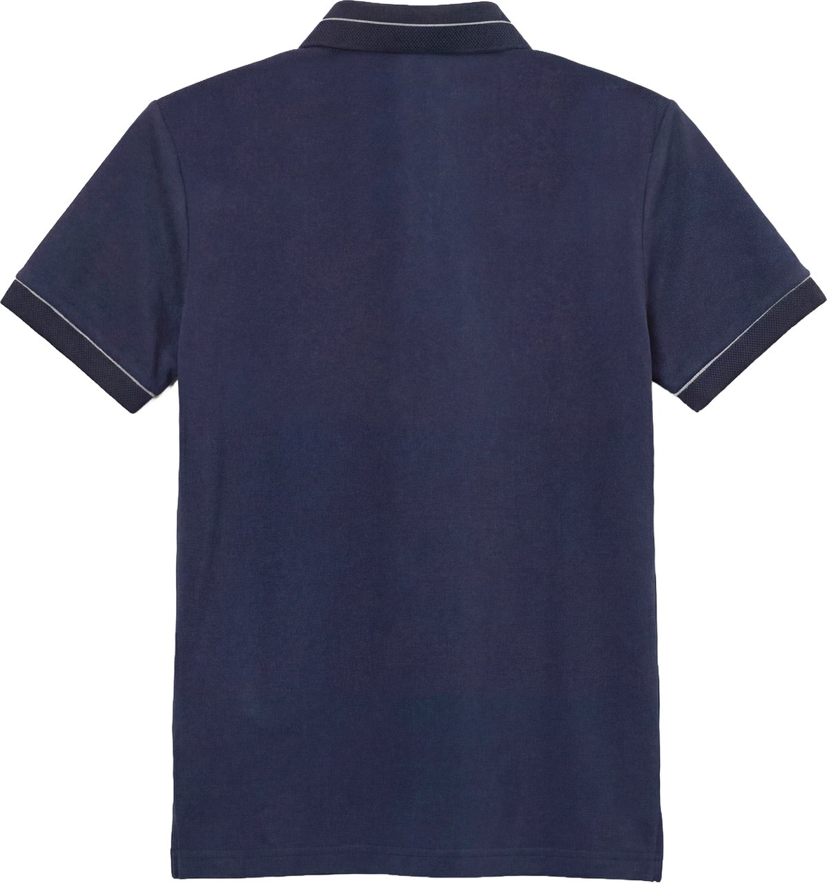 Antony Morato POLO REGULAR FIT IN MERCERIZED PIQUET COTTON FABRIC WITH FOAM LOGO PRINT Blauw