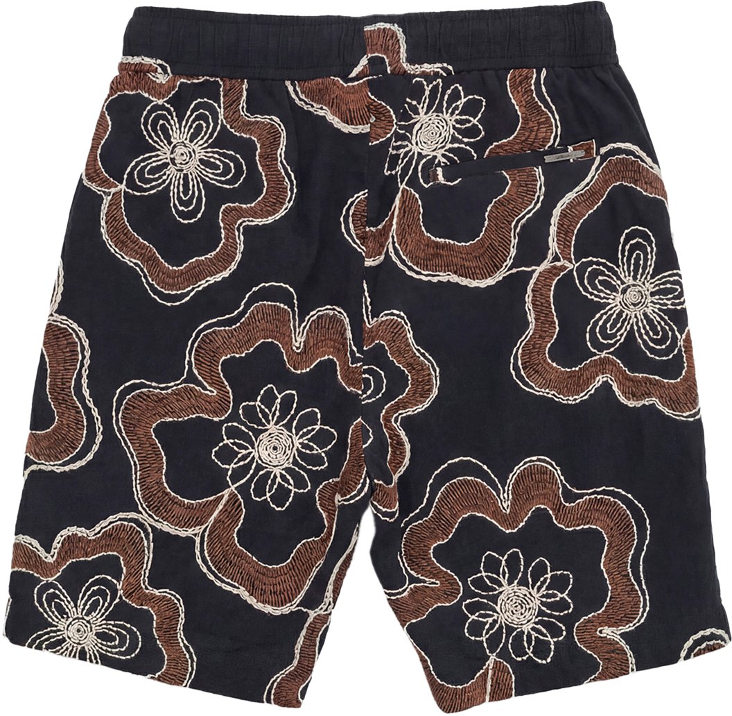 Antony Morato SHORTS REGULAR FIT WITH LOGOED BADGE. Zwart