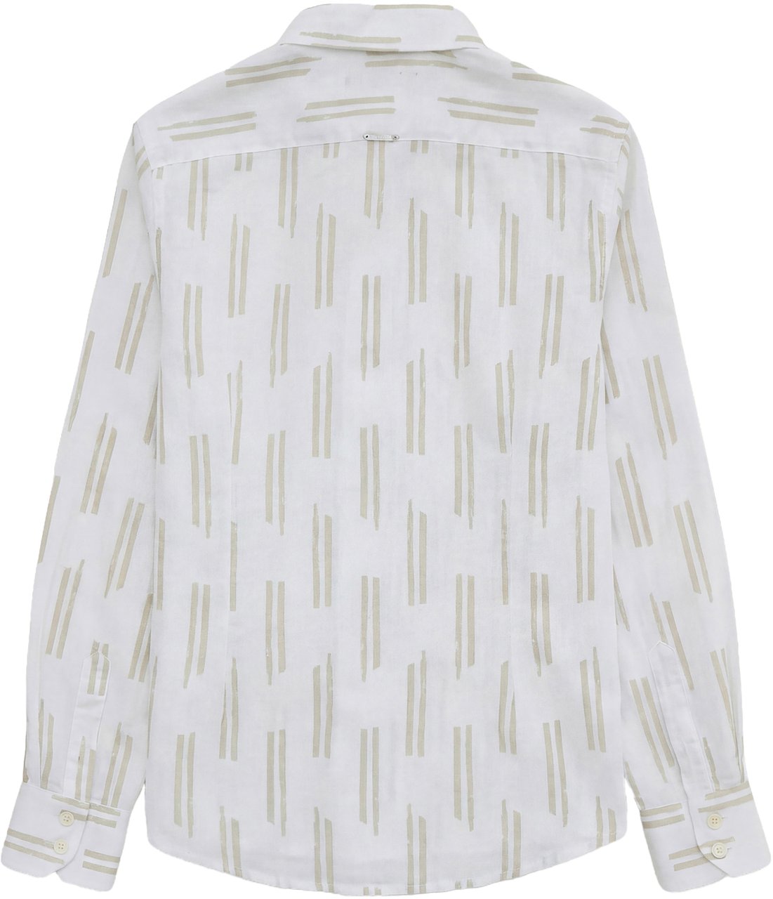 Antony Morato SHIRT REGULAR FIT IN SOFT TOUCH PRINTED WITH LOGOED METAL BADGE Divers