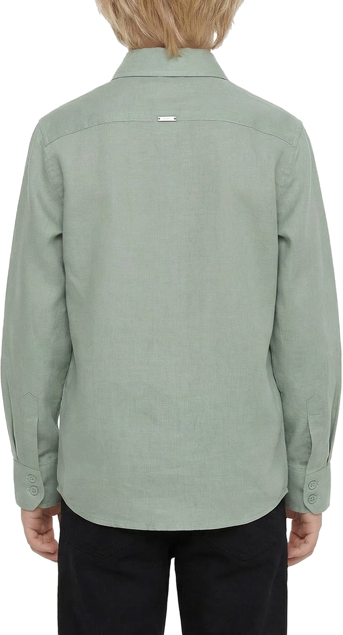 Antony Morato SHIRT NAPOLI REGULAR FIT WITH METAL PLATE ON BACK Blauw