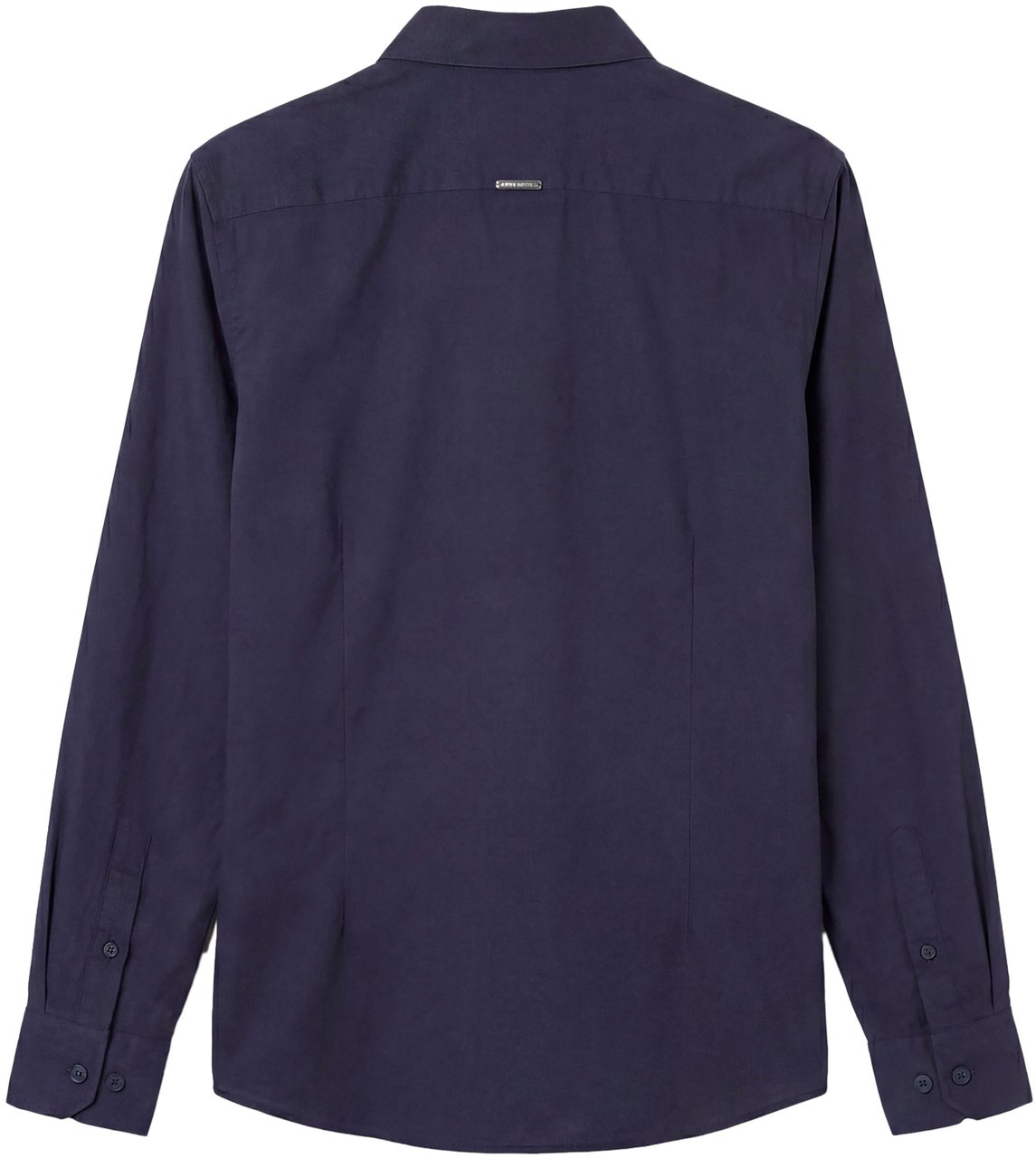 Antony Morato SHIRT NAPOLI REGULAR FIT WITH METAL PLATE ON BACK Blauw