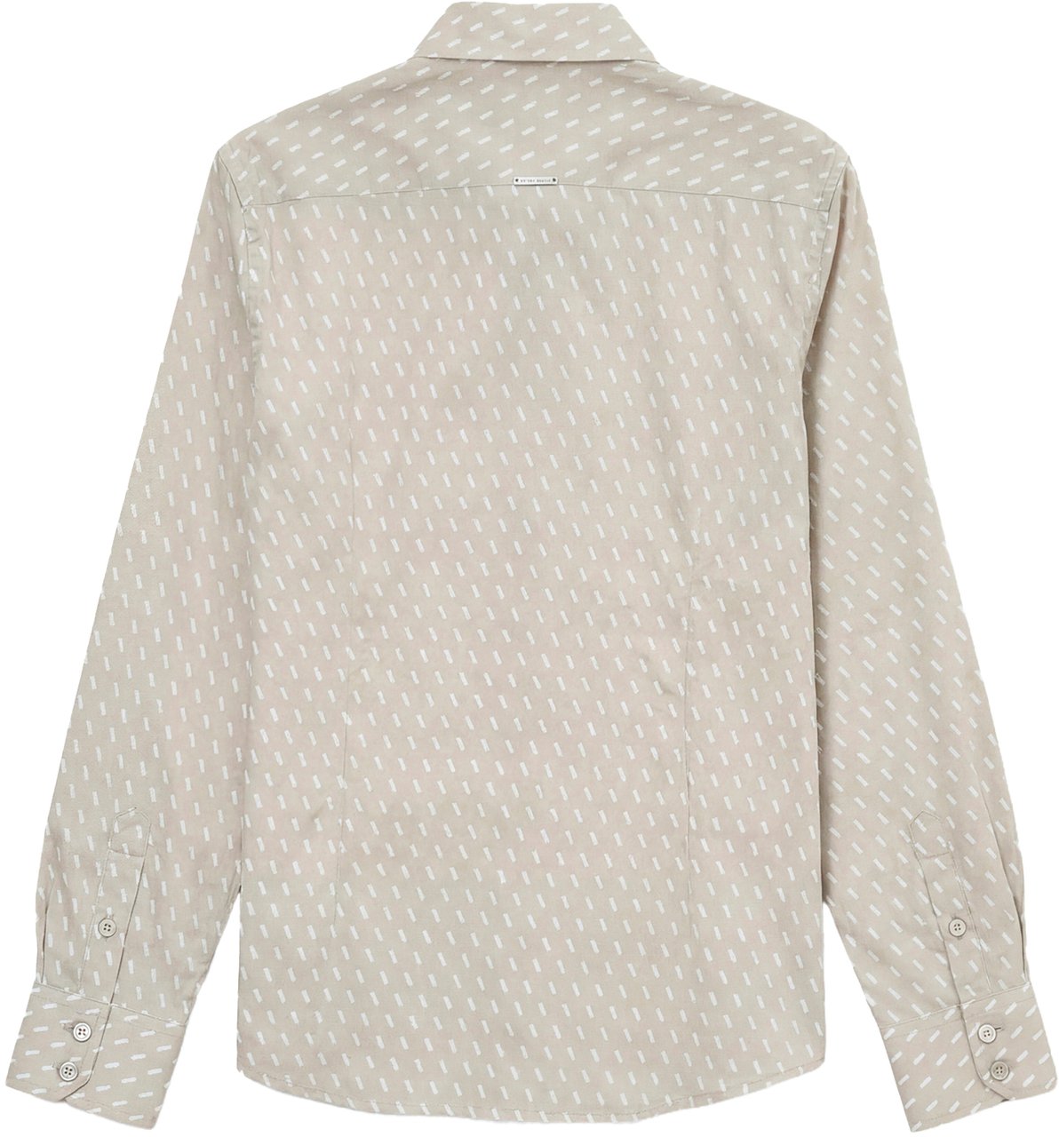 Antony Morato SHIRT REGULAR FIT IN SOFT TOUCH PRINTED WITH LOGOED METAL BADGE Divers